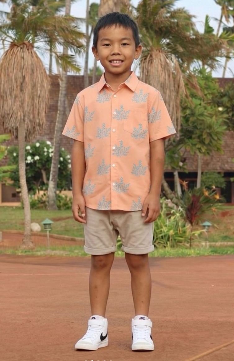 Palaa Collection | Keiki Kane Aloha Shirt